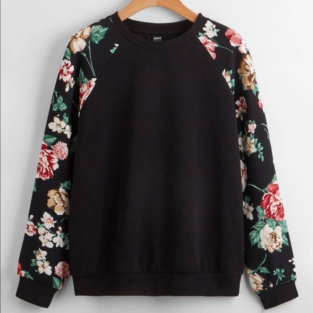 Floral sweater